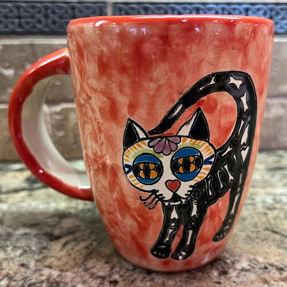 Kitty DAY of the DEAD Coffee/Tea Mug - Picture 2 of 5